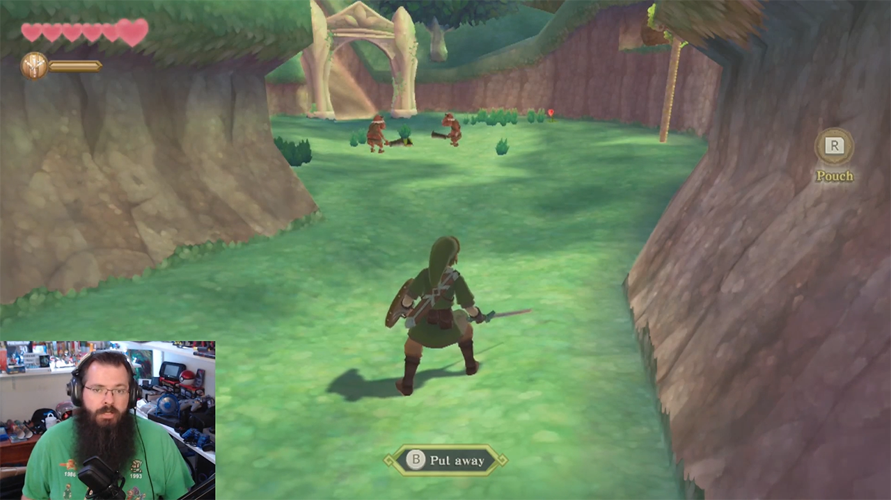 Screen shot from The Legend of Zelda: Skyward Sword