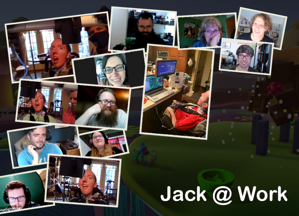 Jack working as a member of the Numinous Games team over the last year and a half.